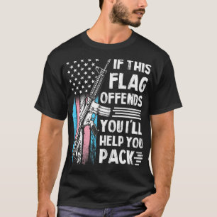 Överför om den här Flagga gör dig illa till AR15 G T Shirt