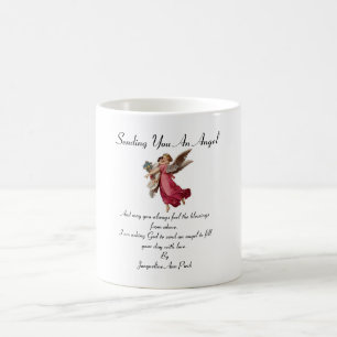 Överföra dig en ängelmugg kaffemugg