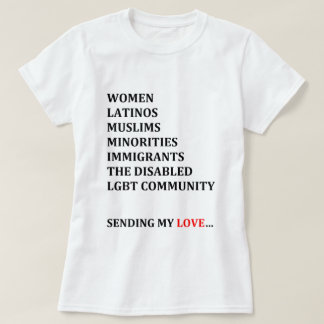Överföra min kärlek… (kvinna skjorta) tee shirt