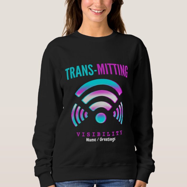 Överförbar Synlighet Modern Felaktighet Transperso T Shirt (Framsida)