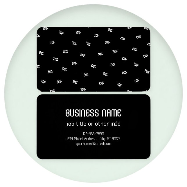 Överförd bild, design eller Logotyp - slumpmässigt Visitkort (Skapare uppladdad)