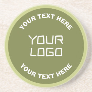 Överförd Logotyp eller design och redigerbar text Underlägg