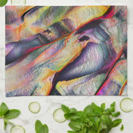 Överförd med ojämnhet och virtuell vattenfärg kökshandduk