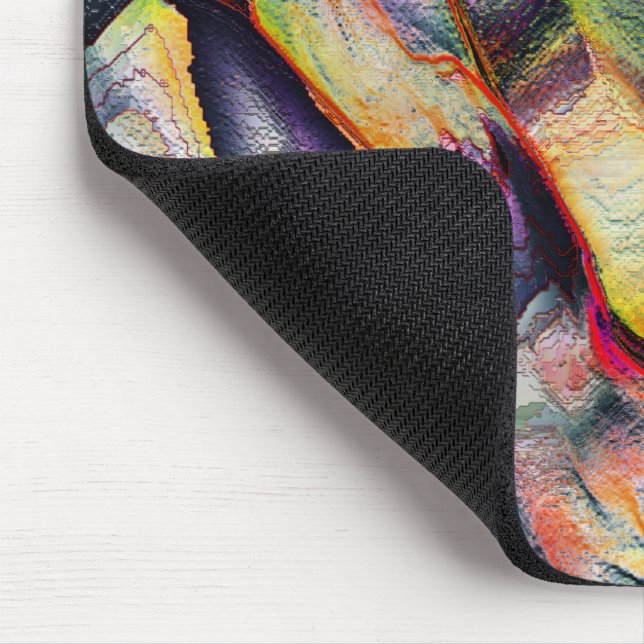 Överförd med ojämnhet och virtuell vattenfärg musmatta (Hörn)