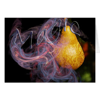 Överföring av magi hälsningskort