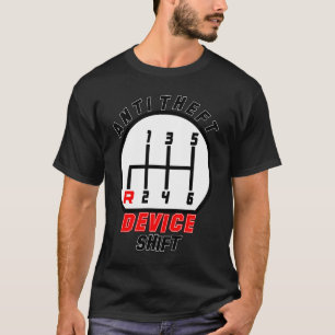 Överföring av stöldskyddsutrustning för bil t shirt