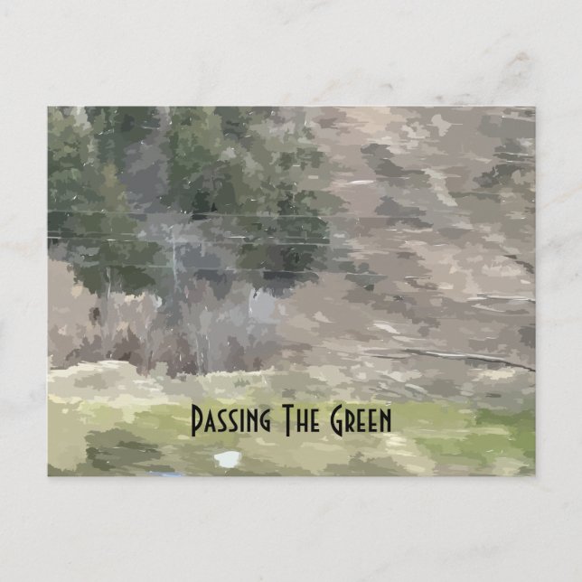 Överföring av vykort för Grönt (Framsida)