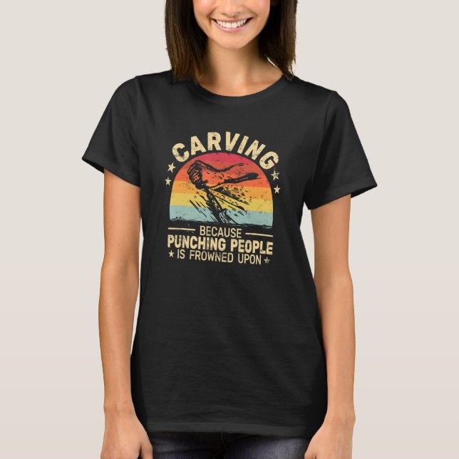 Överföring eftersom man slår träarbetare t shirt (Framsida)