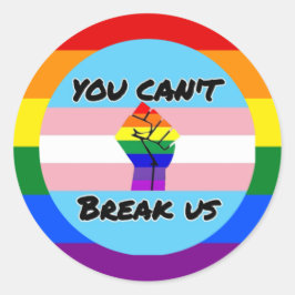 Överföringsstyrka Runt Klistermärke