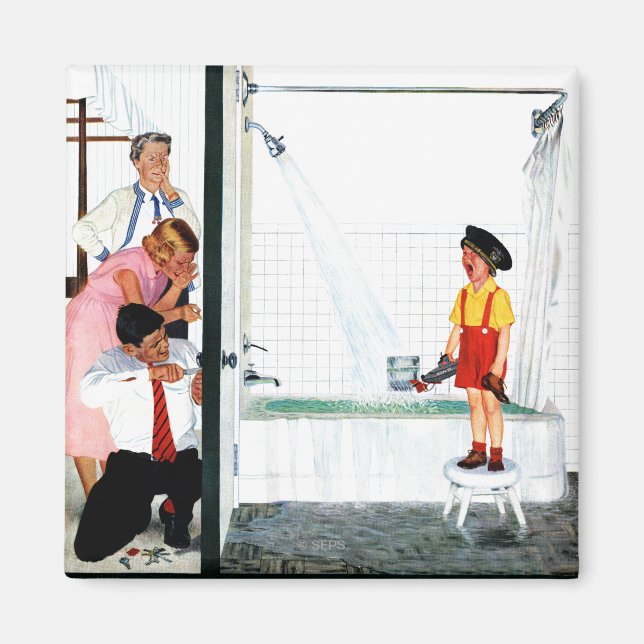 Överfyllningsrör Magnet (Framsidan)