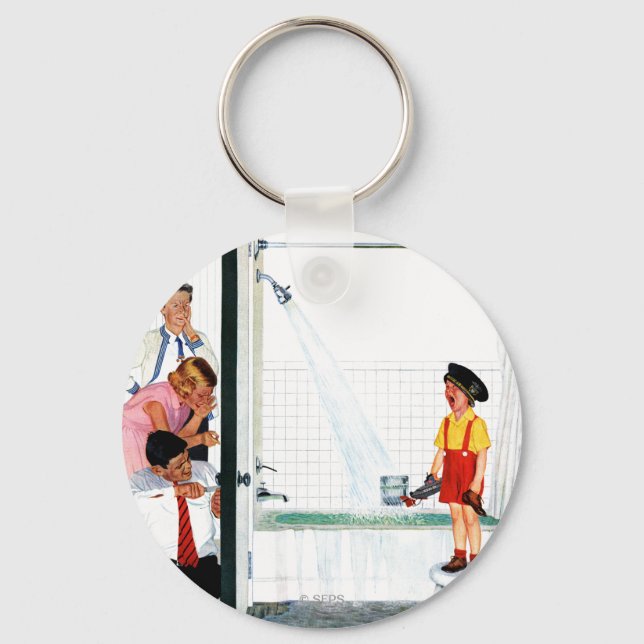 Överfyllningsrör Nyckelring (Framsida)