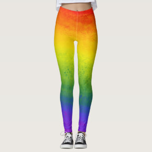 Övergående baljor med rik, pulserande färg. leggings