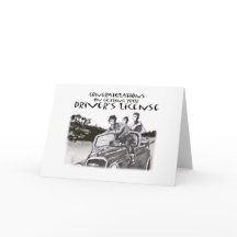 övergående förarprov, lyckönskan