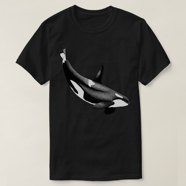 Övergående Killer Whale 5A2 T Shirt (Design framsida)
