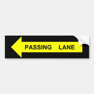 ÖVERGÅENDE LANE BILDEKAL