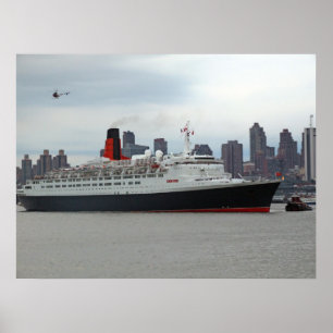 Övergående Midtown QE2 Poster