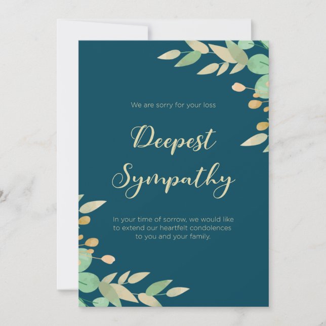 Övergående reflexer Grönt - sympati för  av strukt Inbjudningar (Framsida)