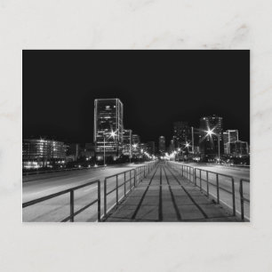 Övergång 9th Street Bridge på natten Vykort