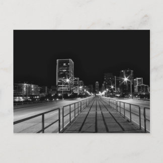 Övergång 9th Street Bridge på natten Vykort