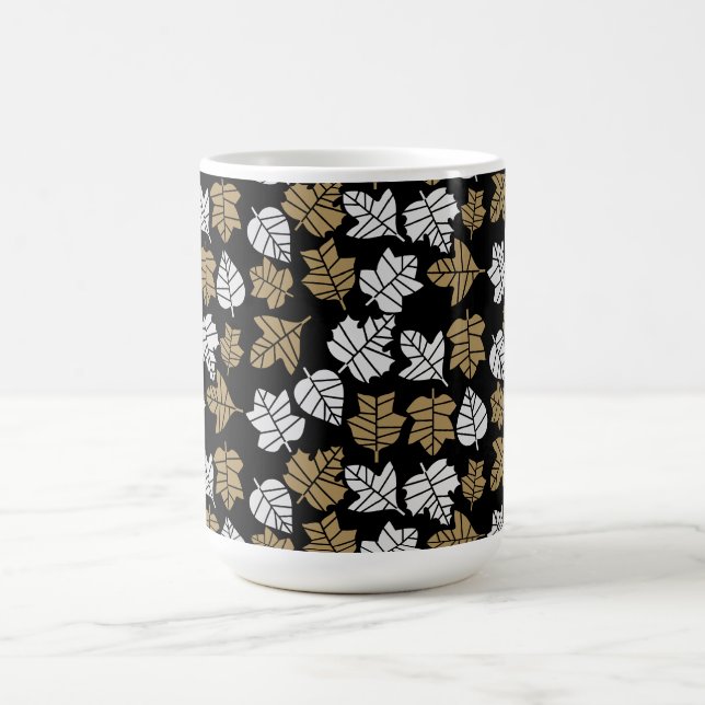 Övergång av höstblommans natur kaffemugg (Center)