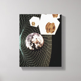 Övergång till en annan dimension canvastryck