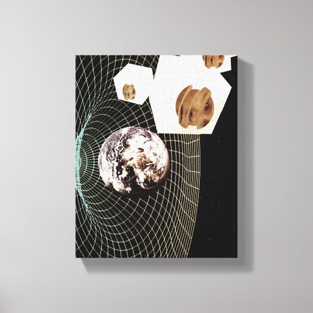 Övergång till en annan dimension canvastryck (Framsida)