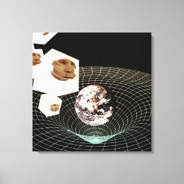 Övergång till en annan dimension canvastryck