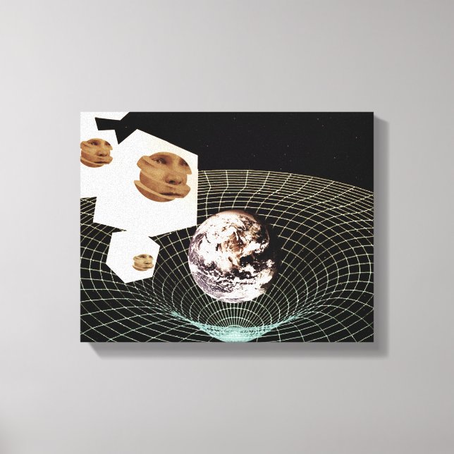 Övergång till en annan dimension canvastryck (Framsida)