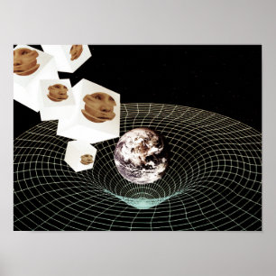 Övergång till en annan dimension poster