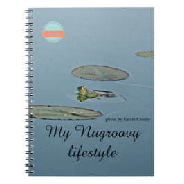 Övergång till tredje åldern av grönt och blågroda anteckningsbok