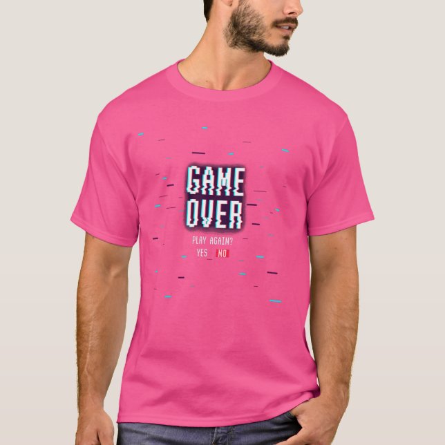 Övergång - Videospelskontroll - Joystick - Kon T Shirt (Framsida)