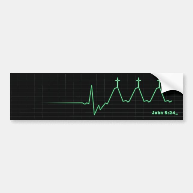Övergången EKG Bildekal (Framsidan)