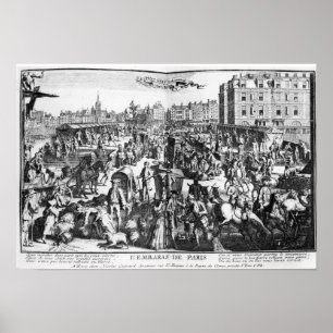 Övergången i Paris Poster