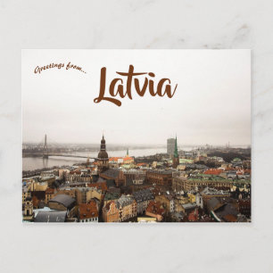 Övergångsdag i Riga Lettland Vykort