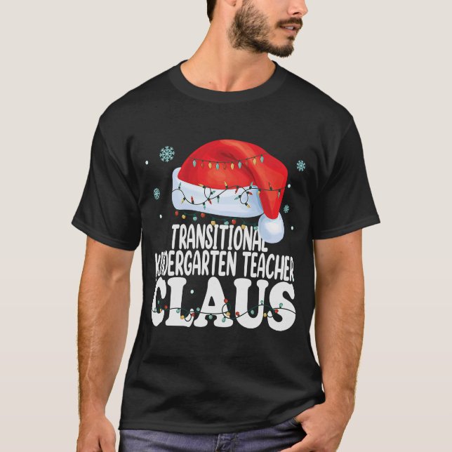 Övergångslektion för Kindergarten Teacher Claus-ju T Shirt (Framsida)