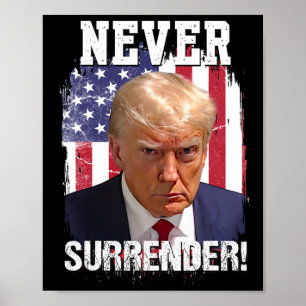 Övergångsperiod USA flagga 2024 Poster