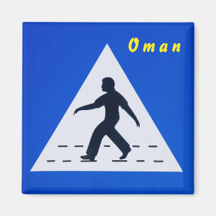 Övergångsskylt för fotgängare i Omani - Muscat, Om Magnet