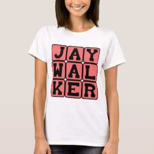Övergångsställe olovligen, Olaglig gående över gat T-shirt