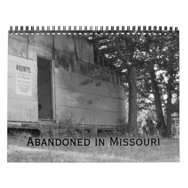 Övergav byggnader av Missouri Kalender (Omslag)