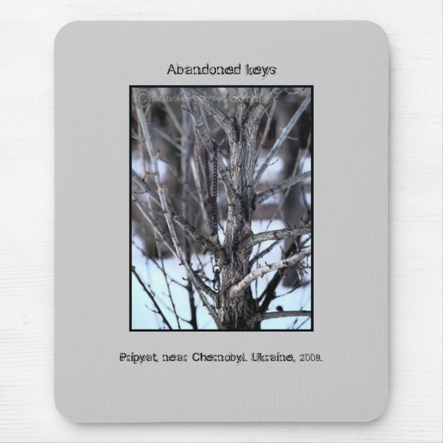Övergav nycklar, Chernobyl. Musmatta (Framsidan)