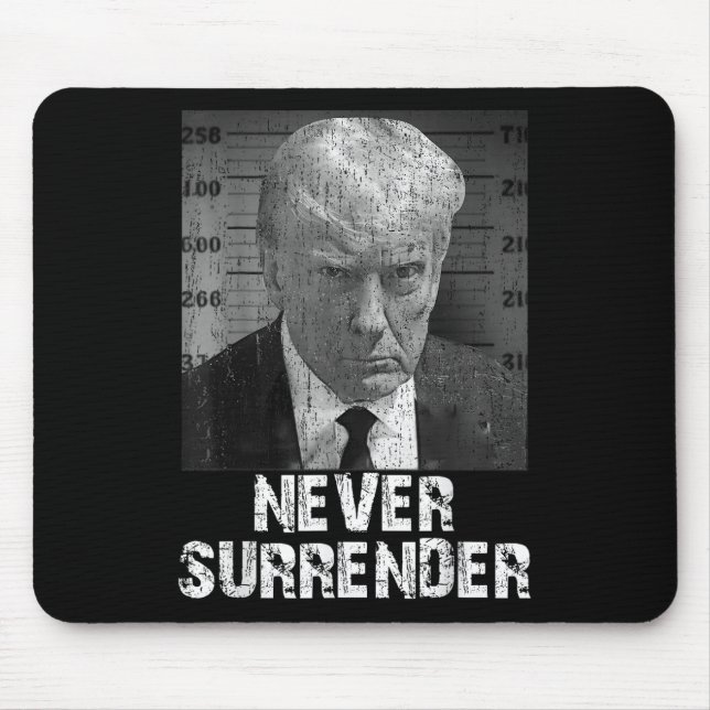 Överge aldrig Pro Trump Musmatta (Framsidan)