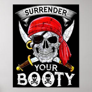 Överge din bytestaxa Skalle Rolig Jolly Roger Poster