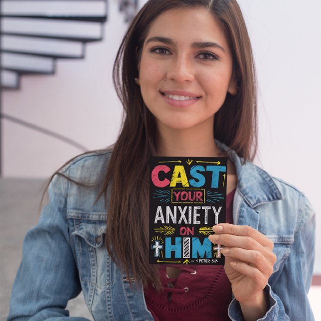 Överge dina bekymmer vykort (Skapare uppladdad)