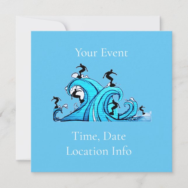 Överger överallt Thunder_Cove Inbjudningar (Framsida)