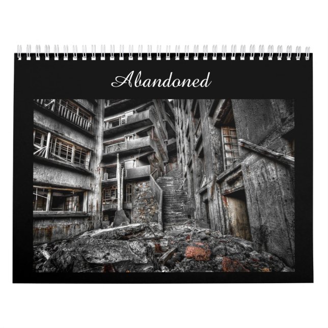 Övergett: Fotografikalender av att förfalla Kalender (Omslag)
