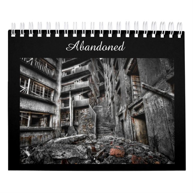 Övergett: Fotografikalender av att förfalla Kalender (Omslag)
