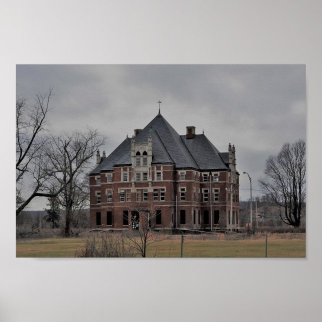 Övergett statligt sjukhus poster (Framsidan)