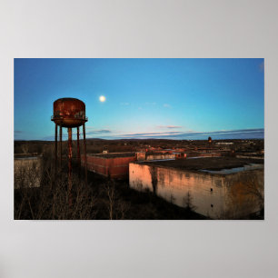 Övergett Whiskey Distillery Linfield PA Poster