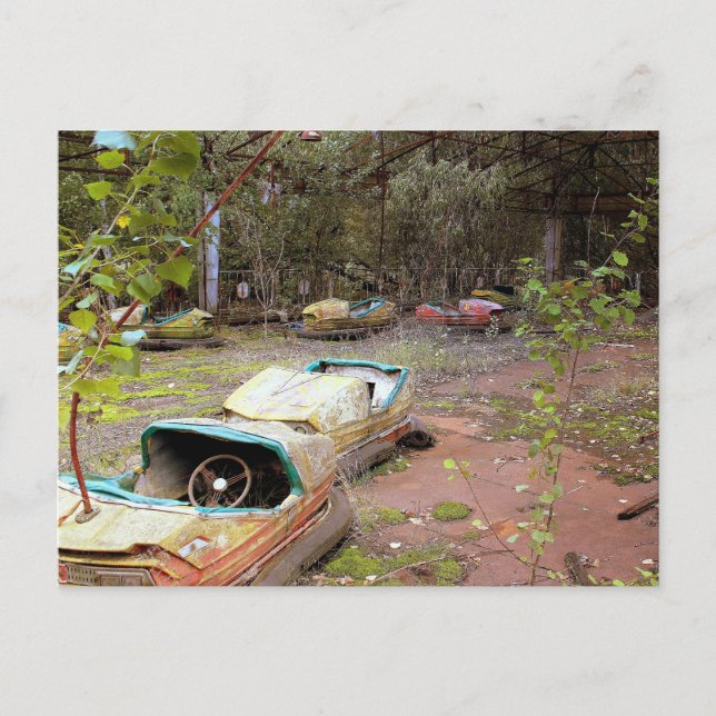 Övergiven Amusement Park, Tjernobyl Vykort (Framsida)