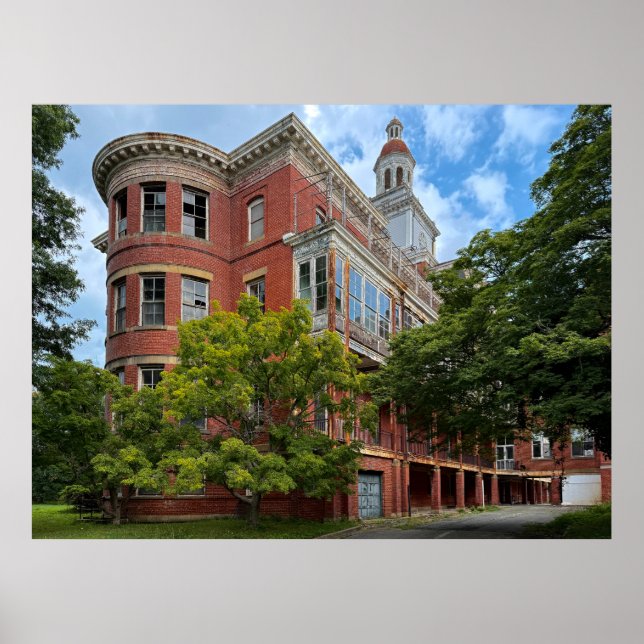 Övergiven asyl poster (Framsidan)